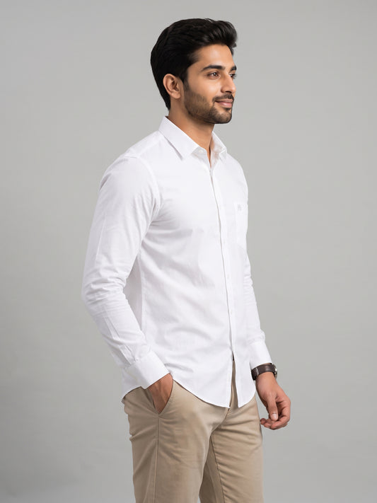 Magnet Formal White Shirt For Men