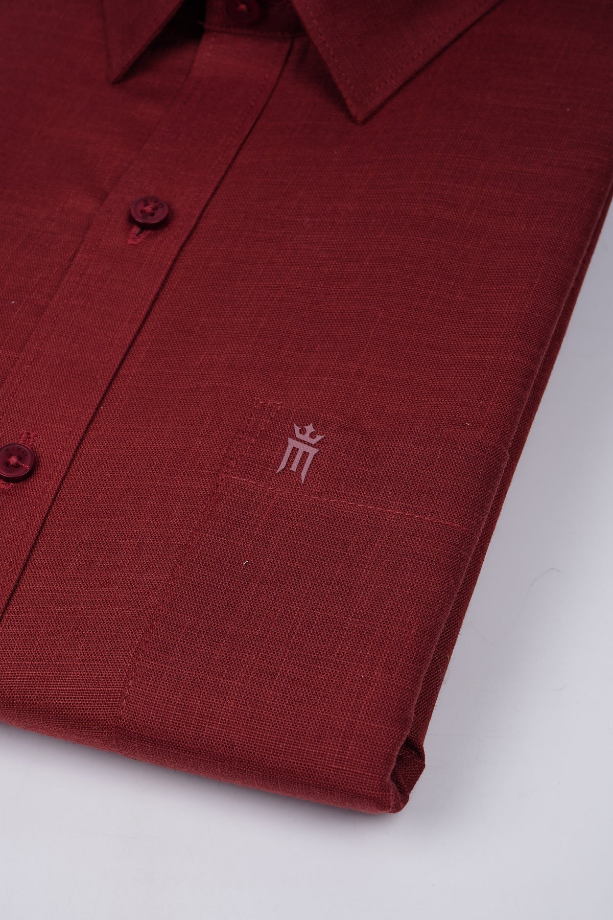Genz Loungewear Colour Shirt Half Sleeve and Matching Dhoti Single Combo Set - 88014 - Maroon