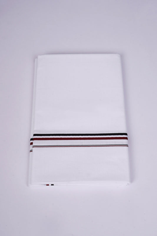 Mens White ADMK Political Single Dhoti Pure Cotton - 2.00M | Express