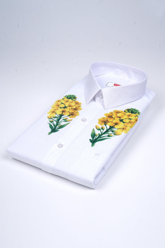 Vishu Kani White Double Set F/s