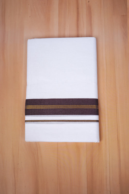 FCD-606 W/D DHOTI 3.80 MTR - chocolate brown