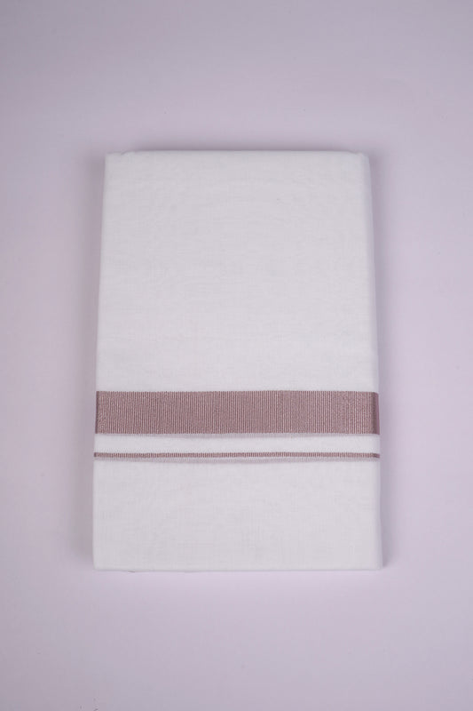 450 RGD-01 WHITE DOUBLE DHOTI 4.50 MTR
