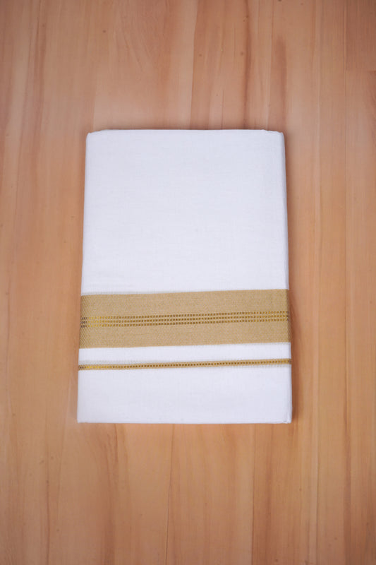 FCD-606 W/D DHOTI 3.80 MTR - Golden yellow