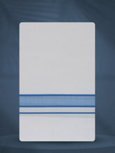 WHITE SINGLE FANCY BORDER - 250 FS-01 DHOTHIE 2.50 MTR