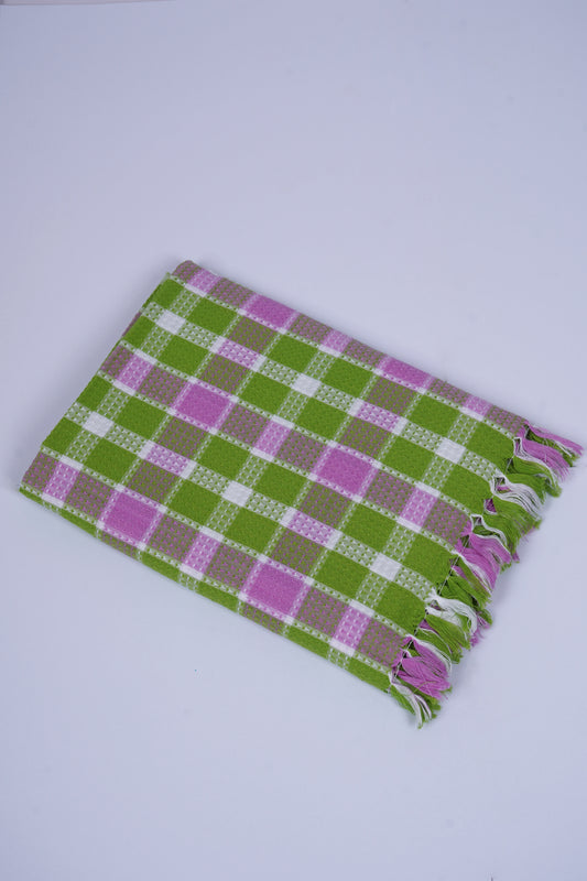 COLOUR DOBBY COTTON - CBT-21 BATH TOWEL - 30X60 - GREEN