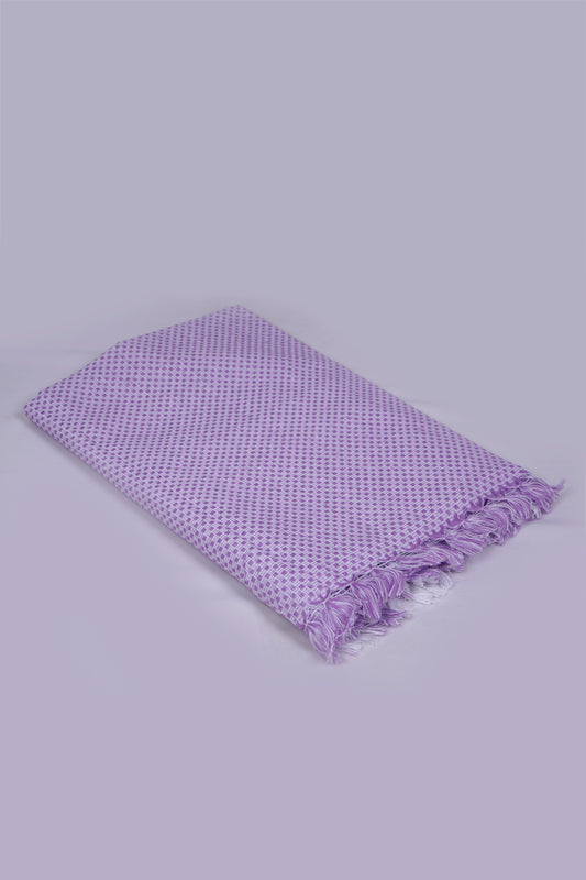 COLOUR MINICHECK COTTON - CBT-24 BATH TOWEL - 30X60 - BLUE