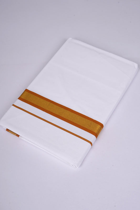 FS-103 W/S DHOTI 2.00 MTR - GOLD BROWN