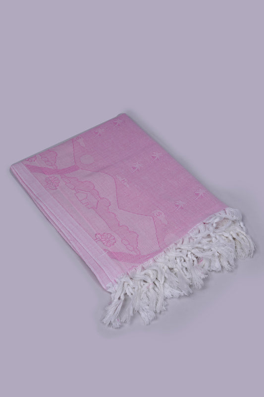 JACQU COTTON COTTON - CBT-19 BATH TOWEL - 30X60 - PINK