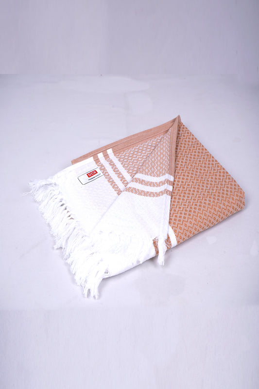 BRIT COTTON - CBT-13 BATH TOWEL 32X64 - LIGHT BROWN