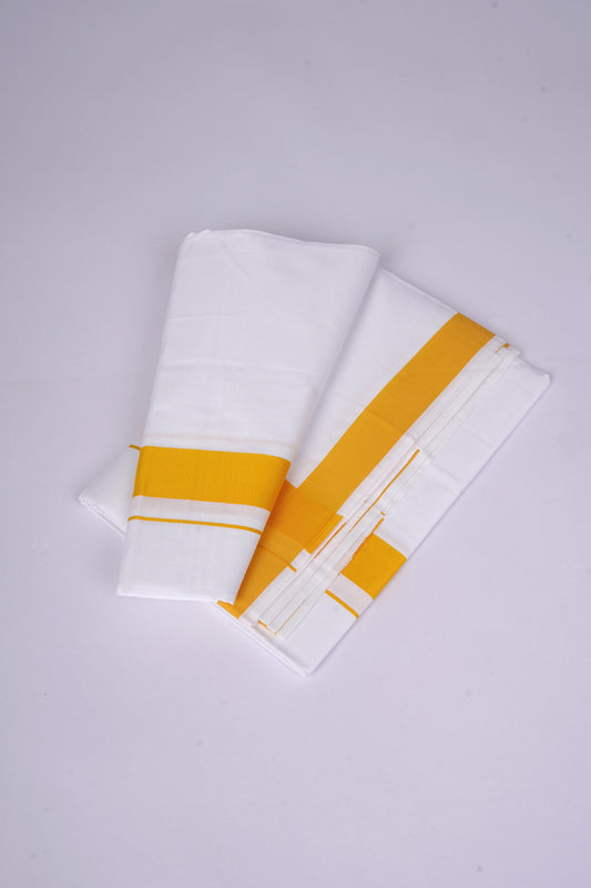 FS-98 W/S DHOTI 2.00 MTR - YELLOW