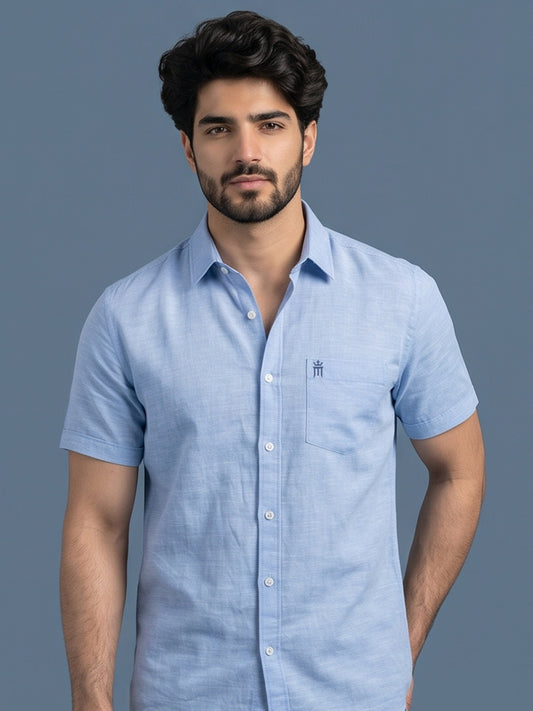 MCR CLUB COLOUR 99101 Half Sleeve Formal Color Shirt For Men