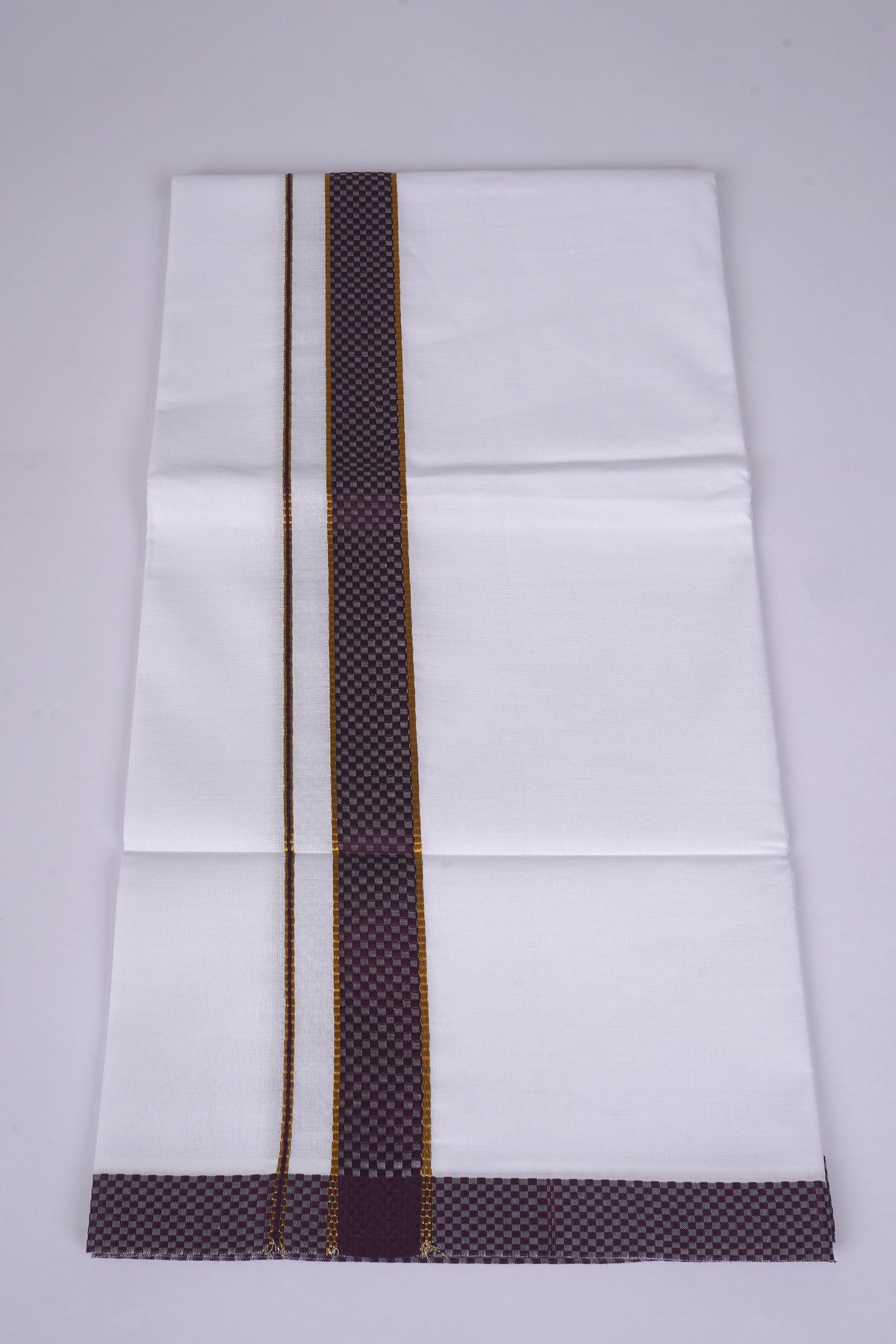 FD-200 W/D DHOTI 3.80 MTR - dark Violet