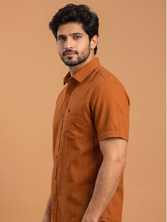 MCR VEGA FORD 23001 Half Sleeve Formal Color Shirt For Men