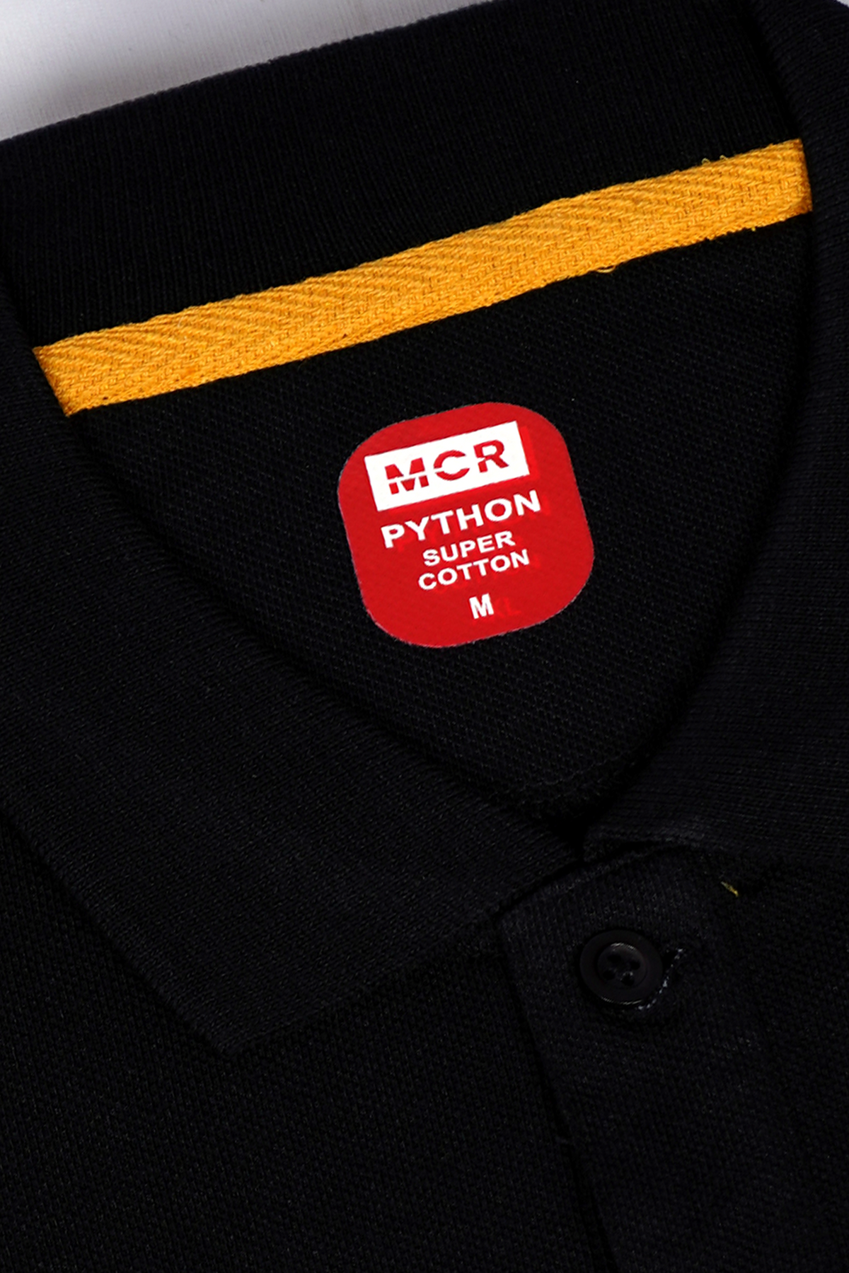 Python Plain Black Color T-Shirt - 70001