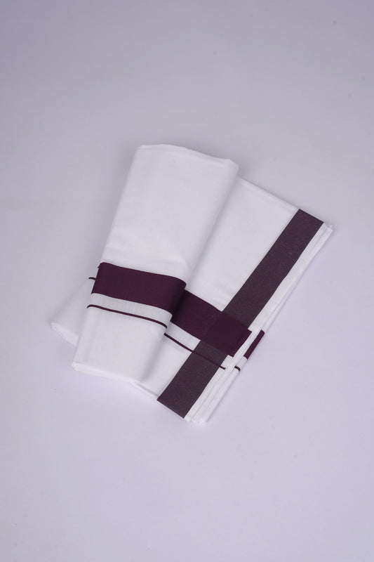 FS-98 W/S DHOTI 2.00 MTR - DARK VIOLET