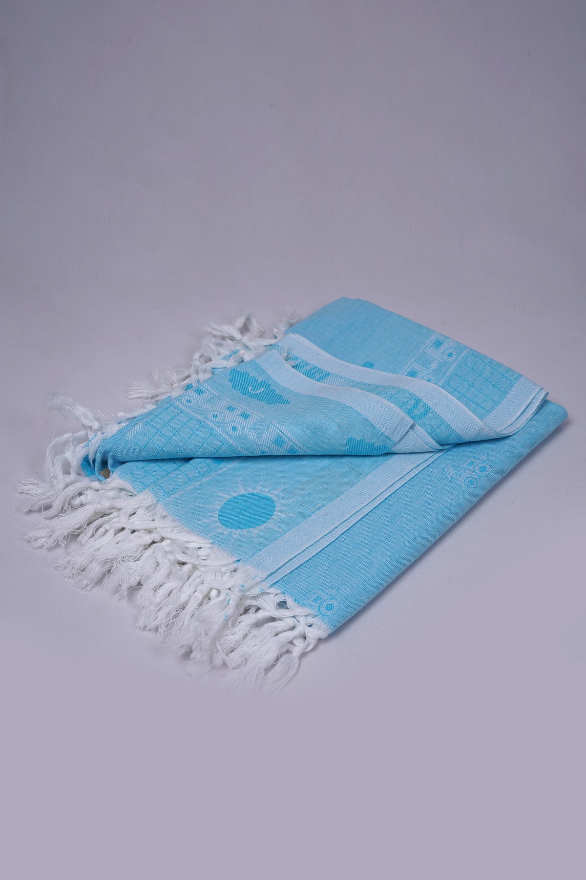 JACQU COTTON COTTON - CBT-19 BATH TOWEL - 30X60 - BLUE