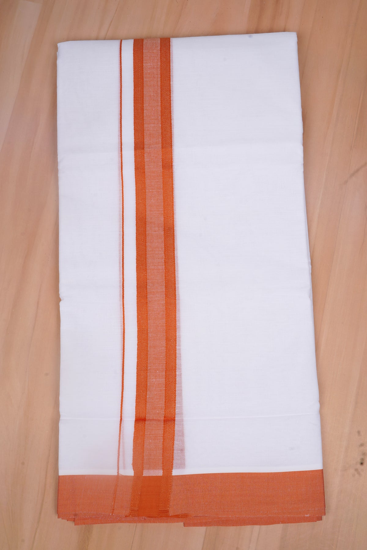 FCD-391 W/D DHOTI 3.80 MTR-Dark Ornage
