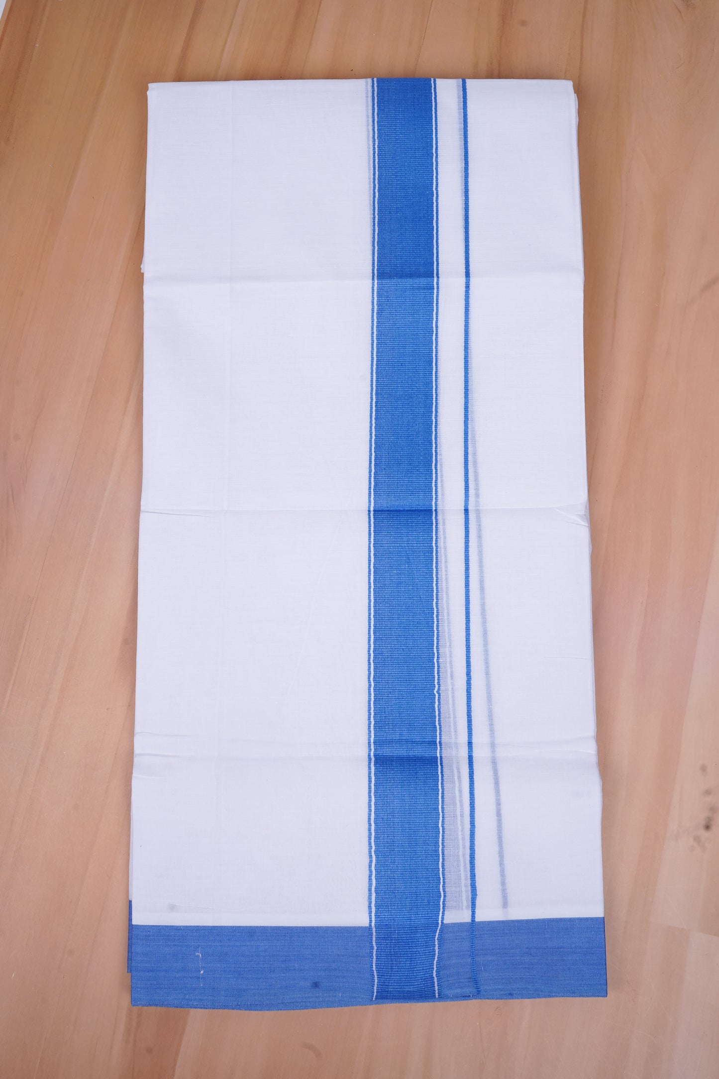 FCD-487 W/D DHOTI 3.80 MTR-Blue