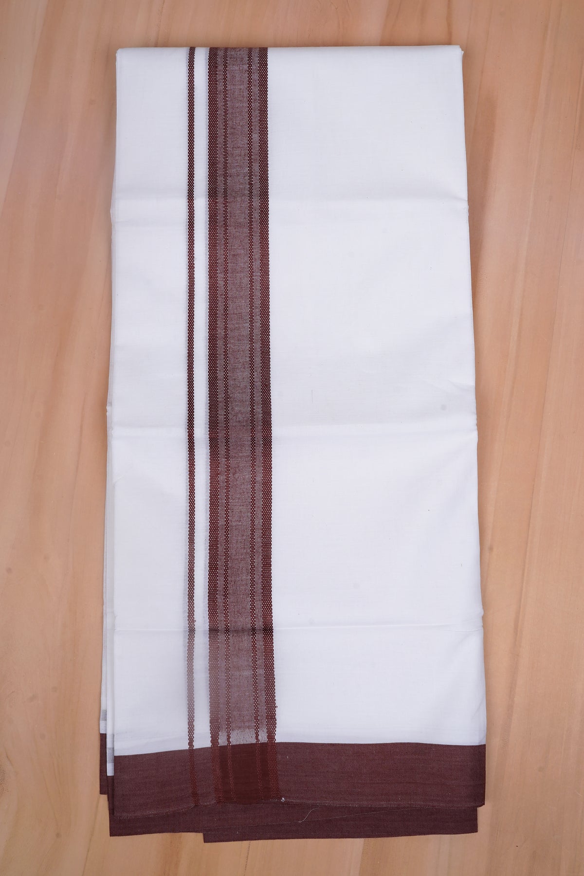 FCD-621 W/D DHOTI 3.80 MTR - Coffee Brown