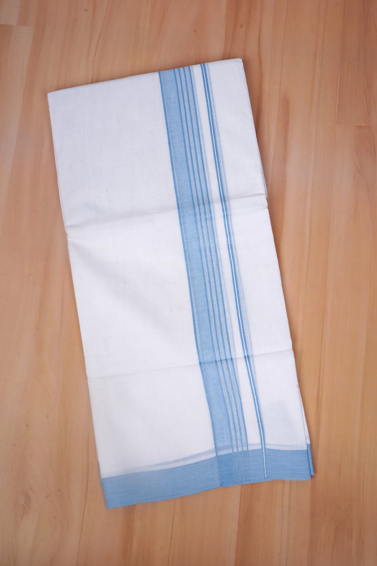 FCD-580 W/D DHOTI 3.80 MTR - Sky Blue