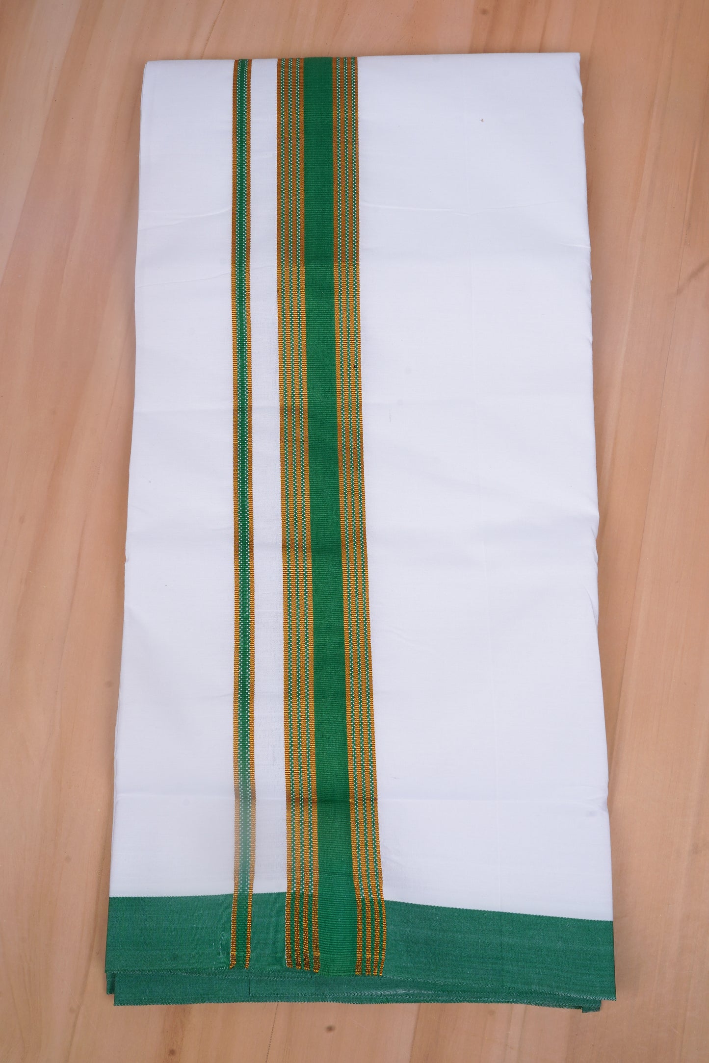 Gold Max W/S Dhoti 2.00 MTR - Dark Green