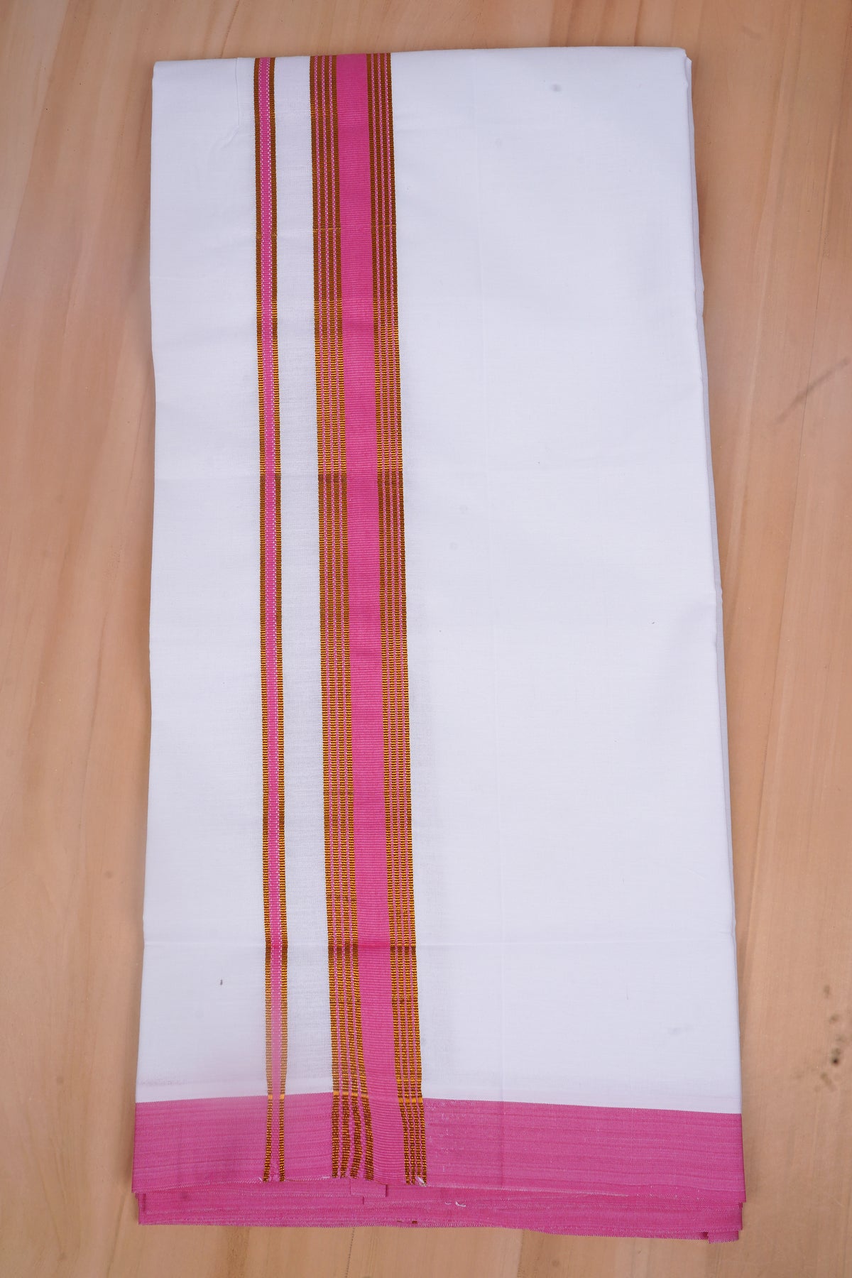 Gold Max W/S Dhoti 2.00 MTR - Dark Pink