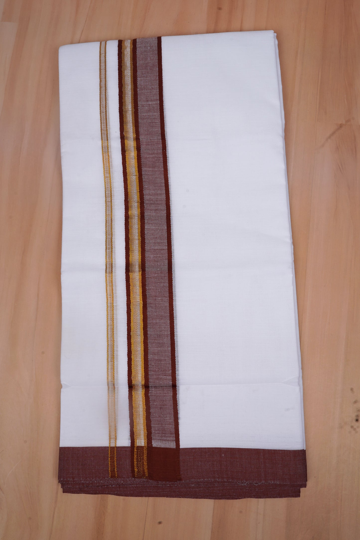 FCD-531 W/D DHOTI 3.80 MTR-Brown