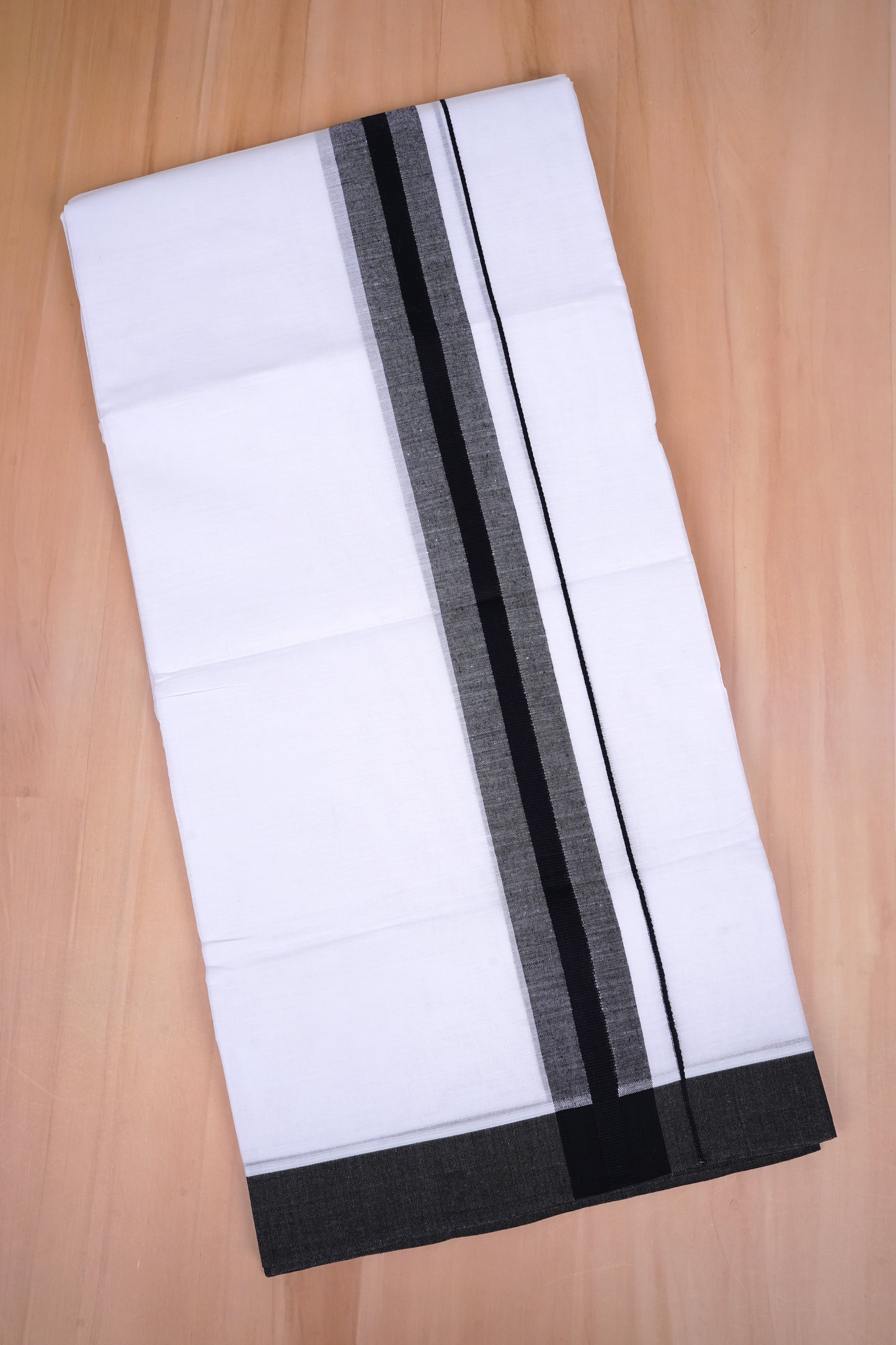 FCD-392 W/D DHOTI 3.80 MTR- Black