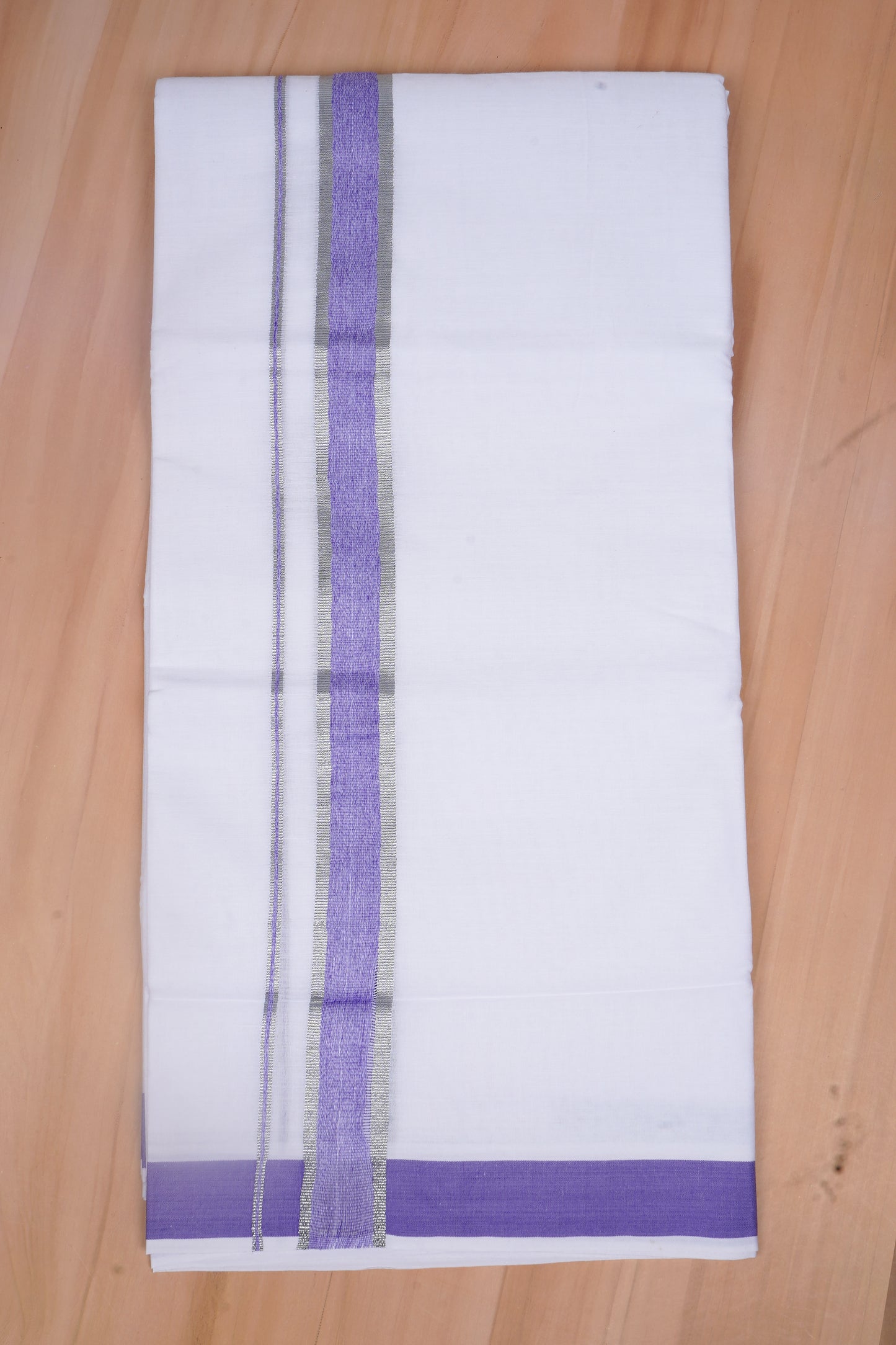 FCD-505 W/D DHOTI 3.80 MTR-Purple