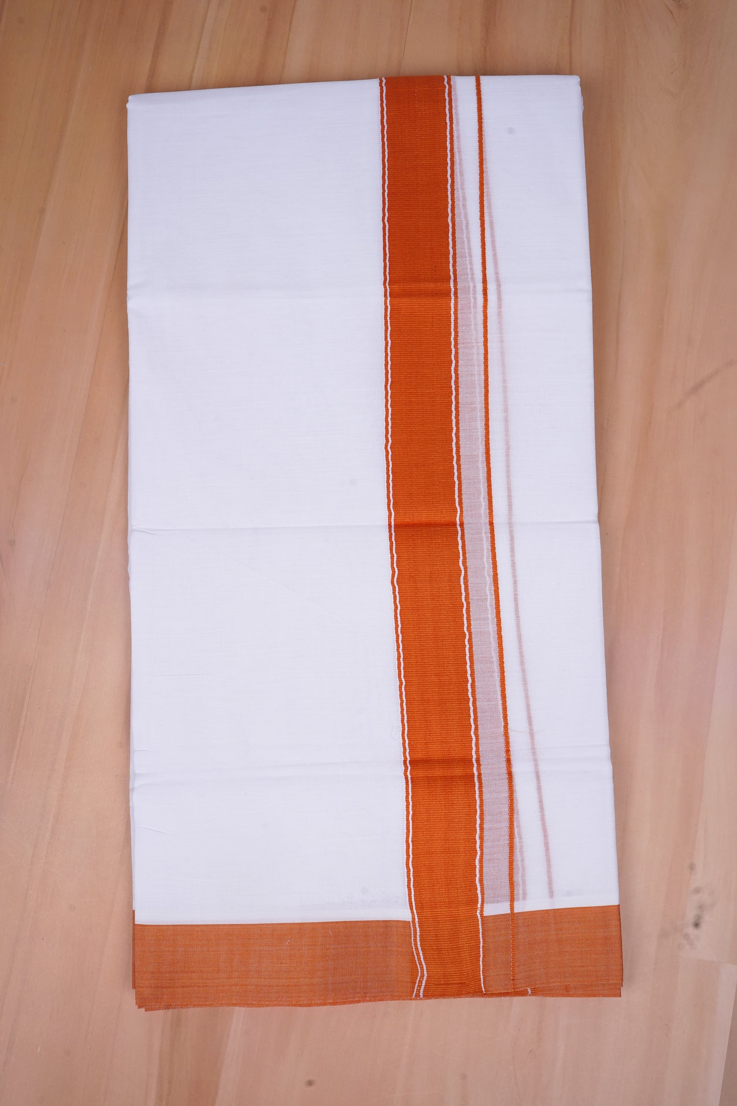 FCD-487 W/D DHOTI 3.80 MTR-Orange