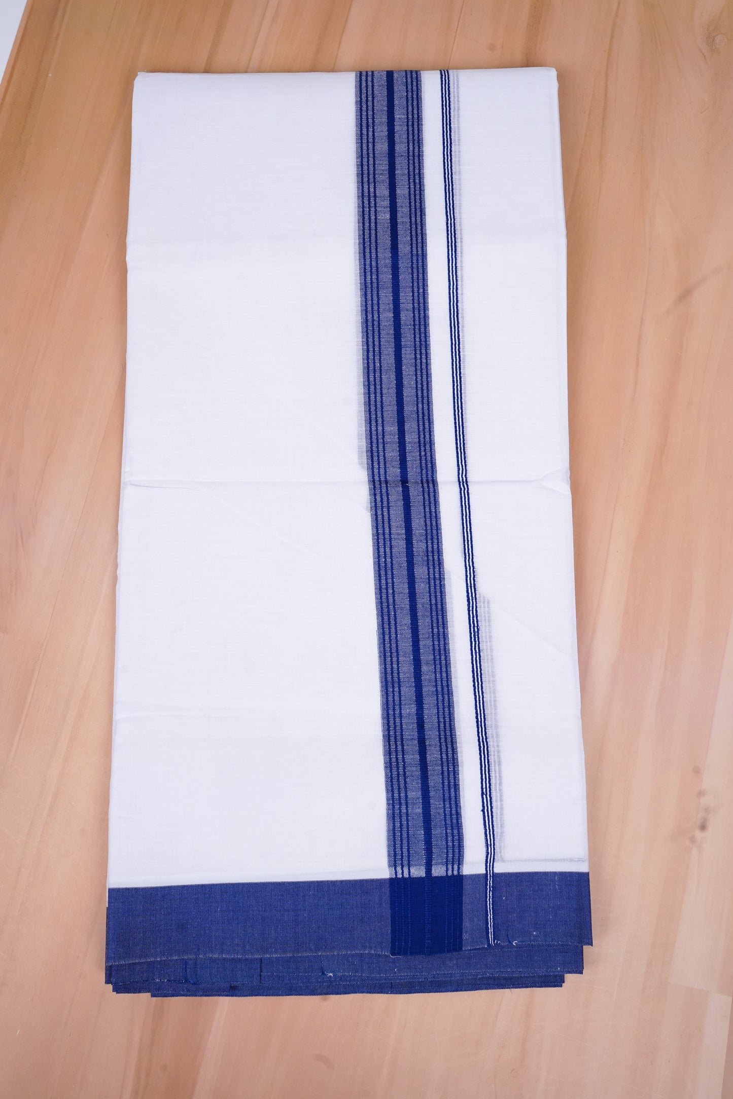FCD-429 W/D DHOTI 3.80 MTR- Blue