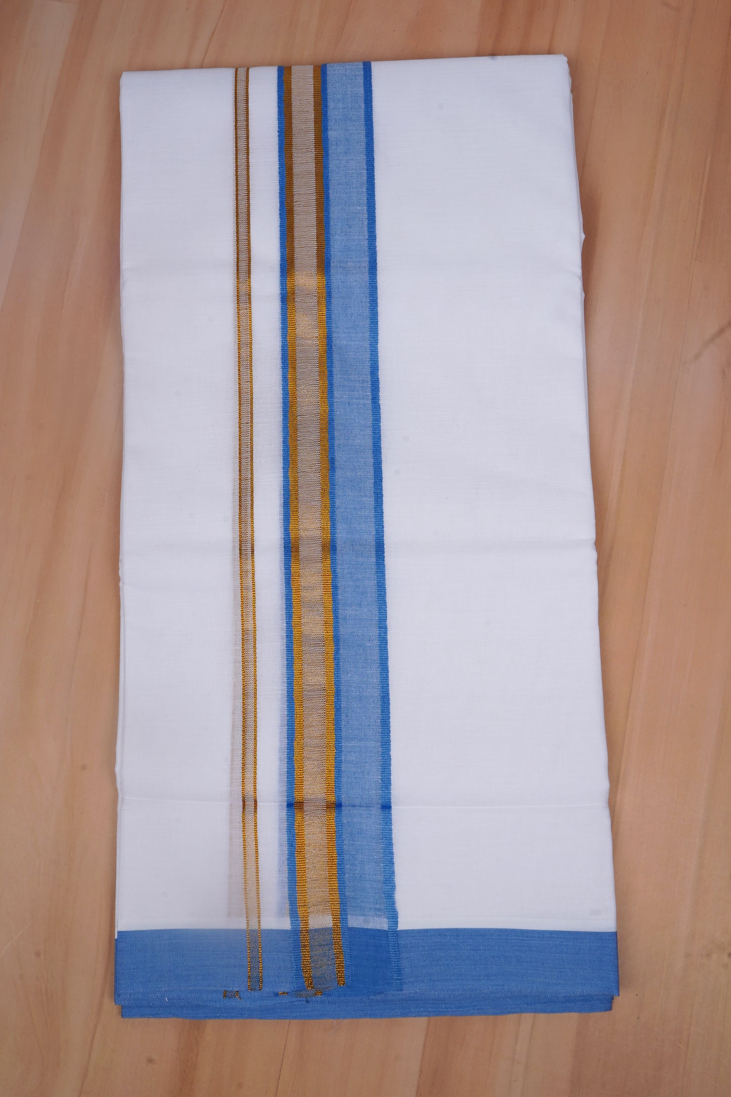 FCD-531 W/D DHOTI 3.80 MTR-Blue