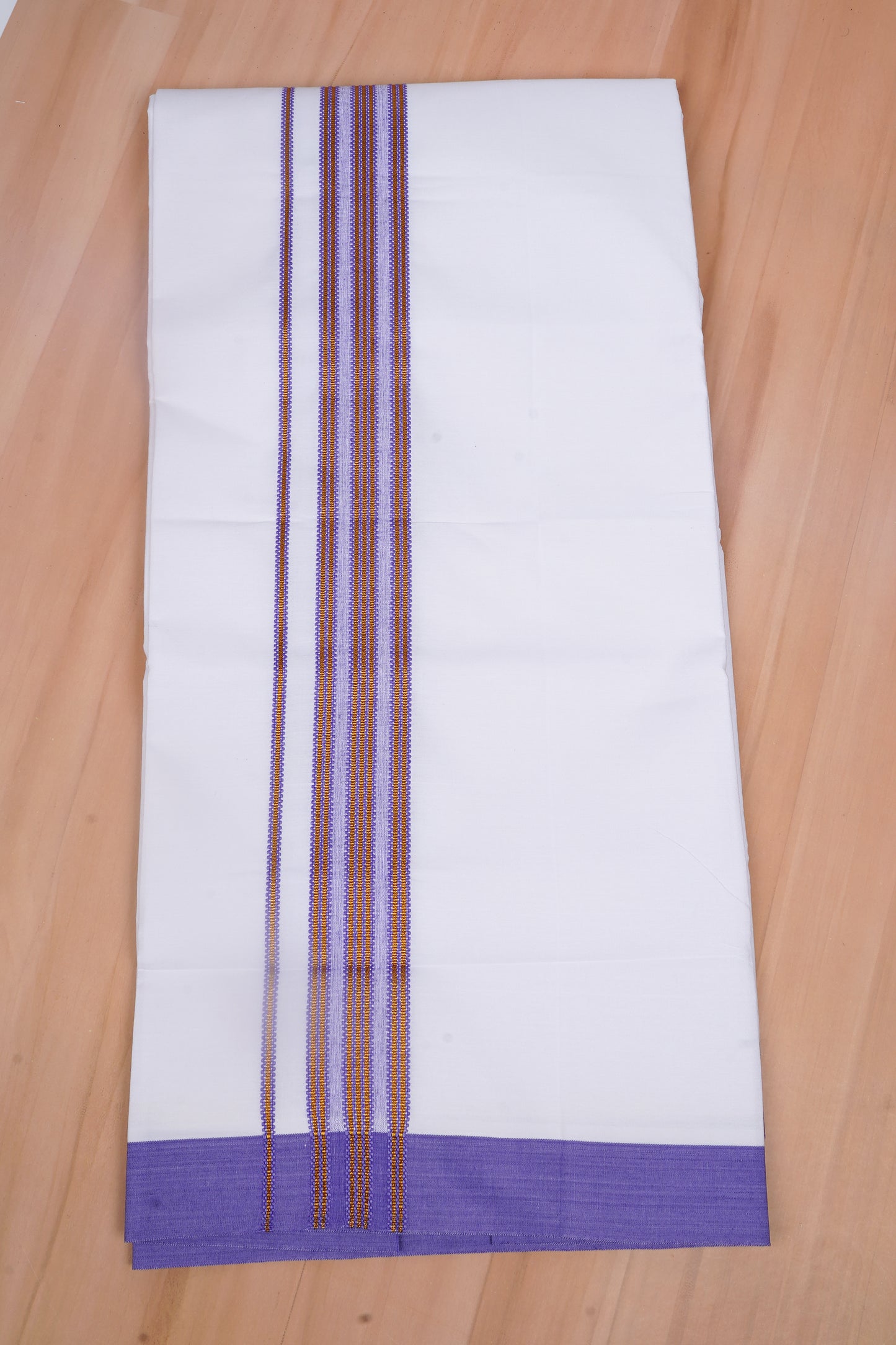 Heritage Gold W/S Dhoti 2.00 MTR - Violet