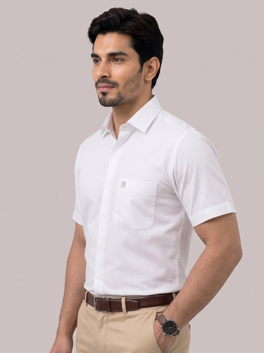 Dennis White Shirt For Men