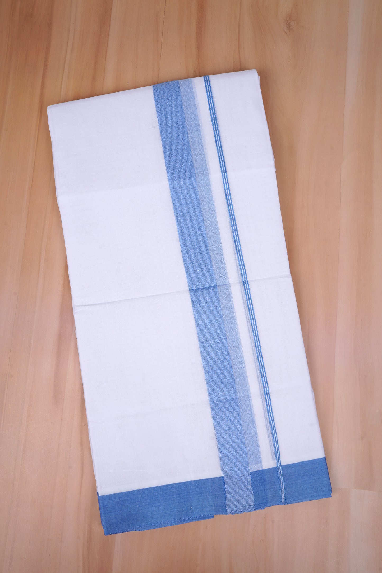 FCD-394 W/D DHOTI 3.80 MTR- Blue