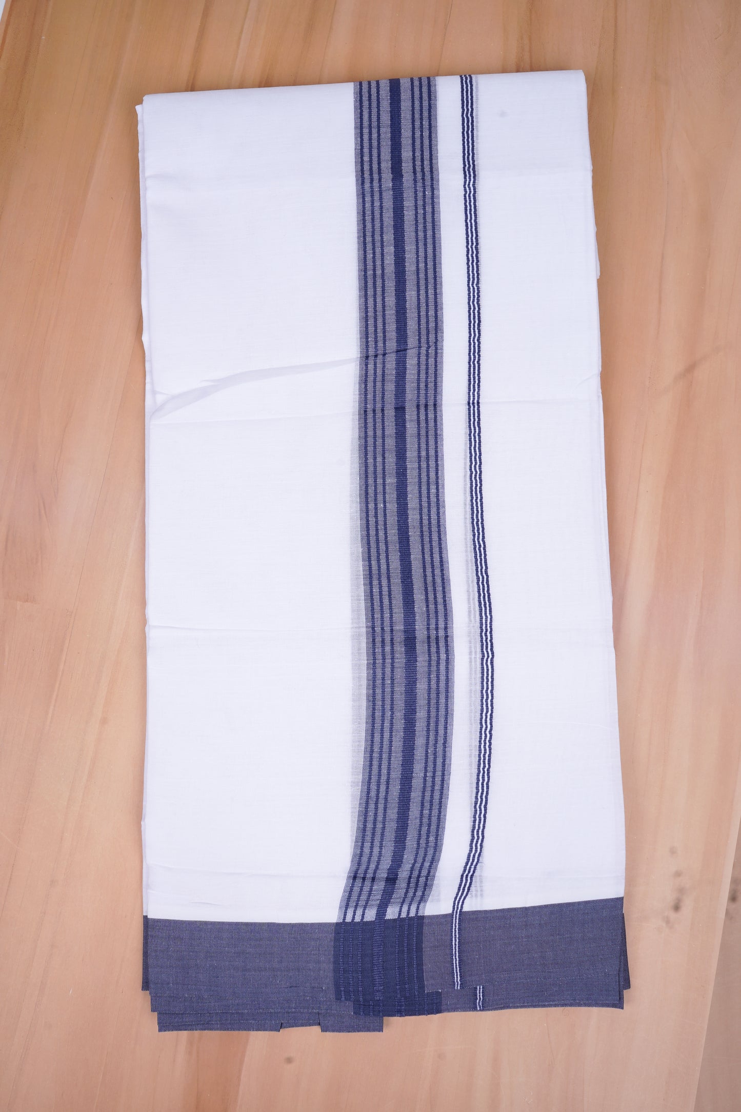 FCD-429 W/D DHOTI 3.80 MTR- Blue