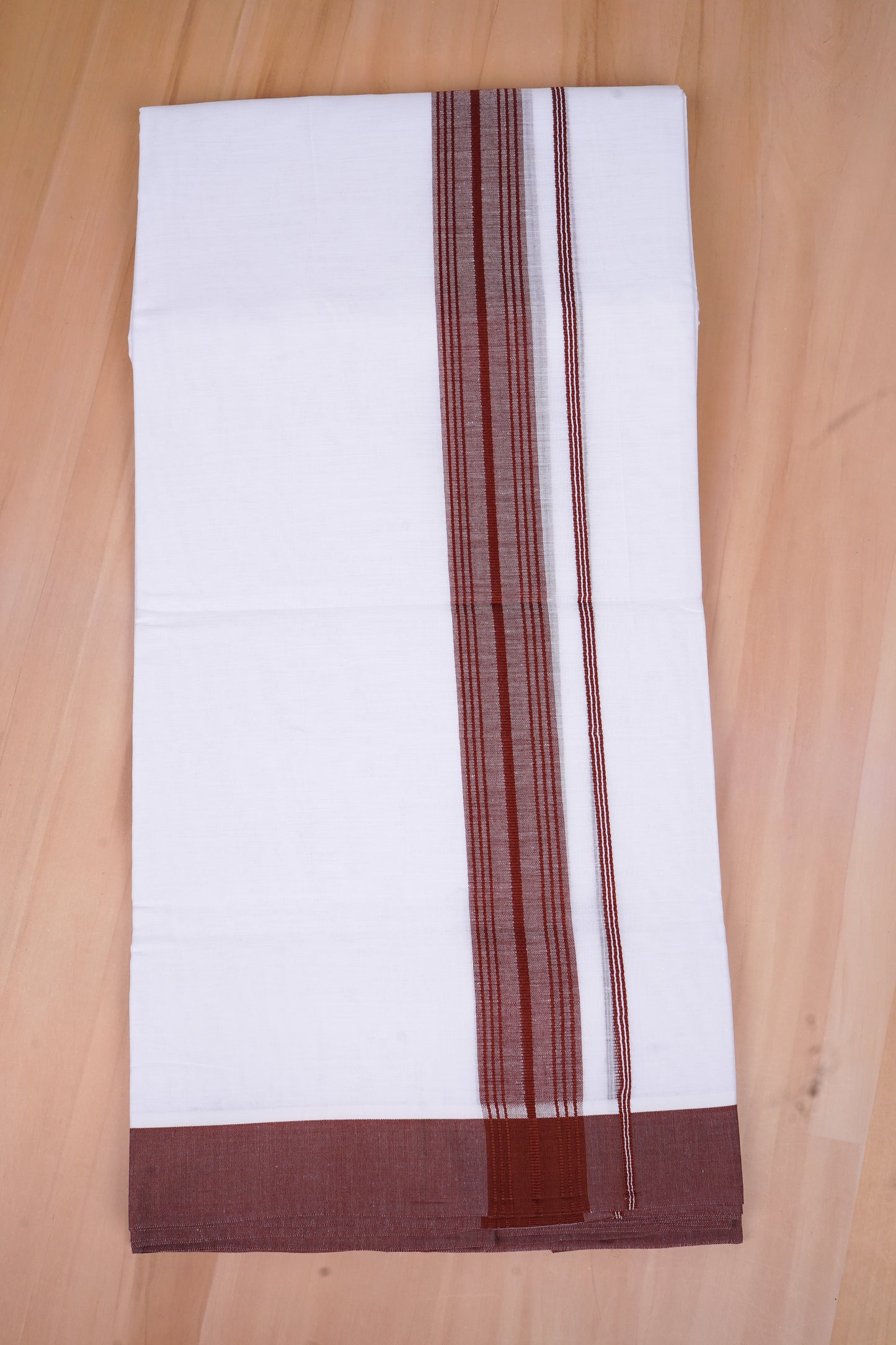 FCD-429 W/D DHOTI 3.80 MTR- Brown