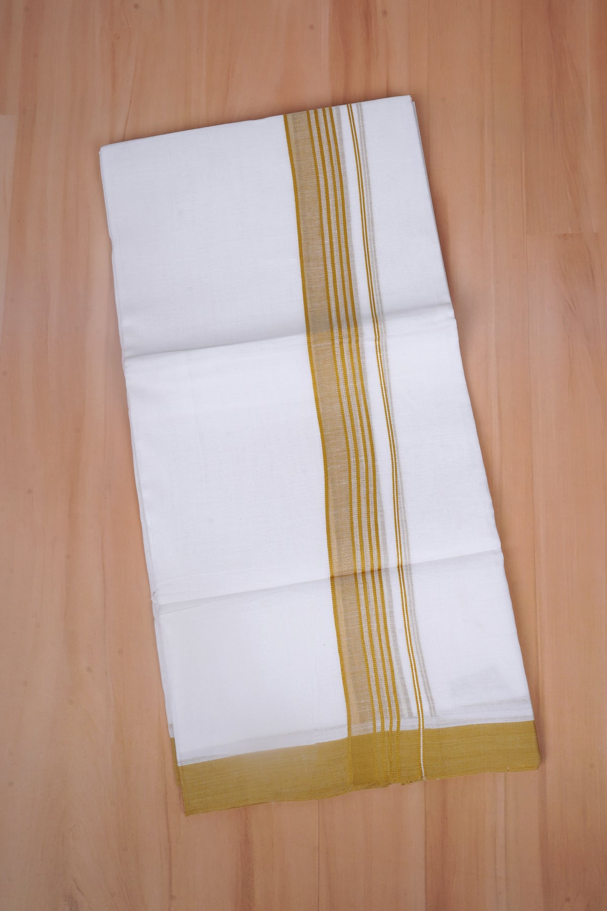 FCD-580 W/D DHOTI 3.80 MTR - Gold Yellow