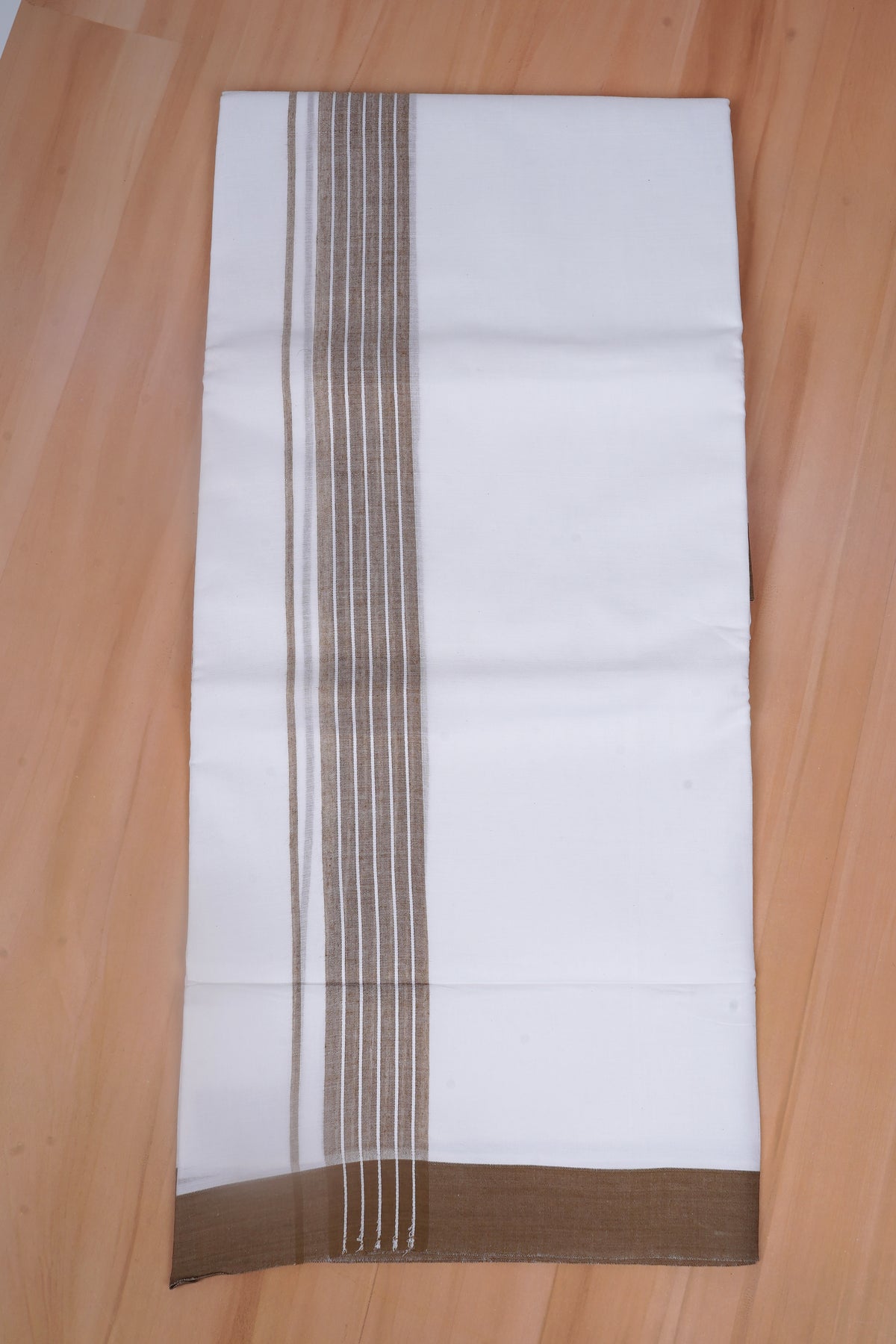 FCD-610 W/D DHOTI 3.80 MTR - L Brown
