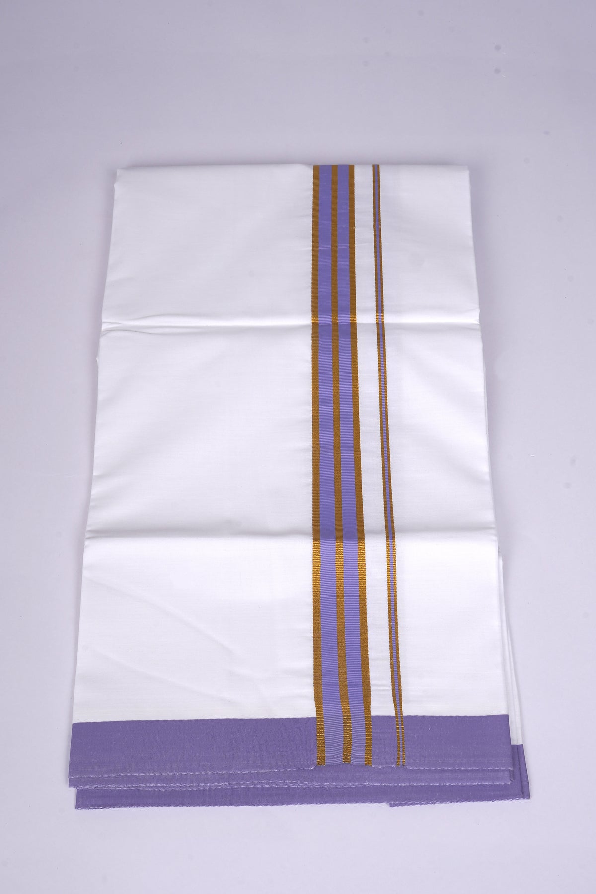 FS-107 W/S DHOTI 2.00 MTR - GOLD VIOLET