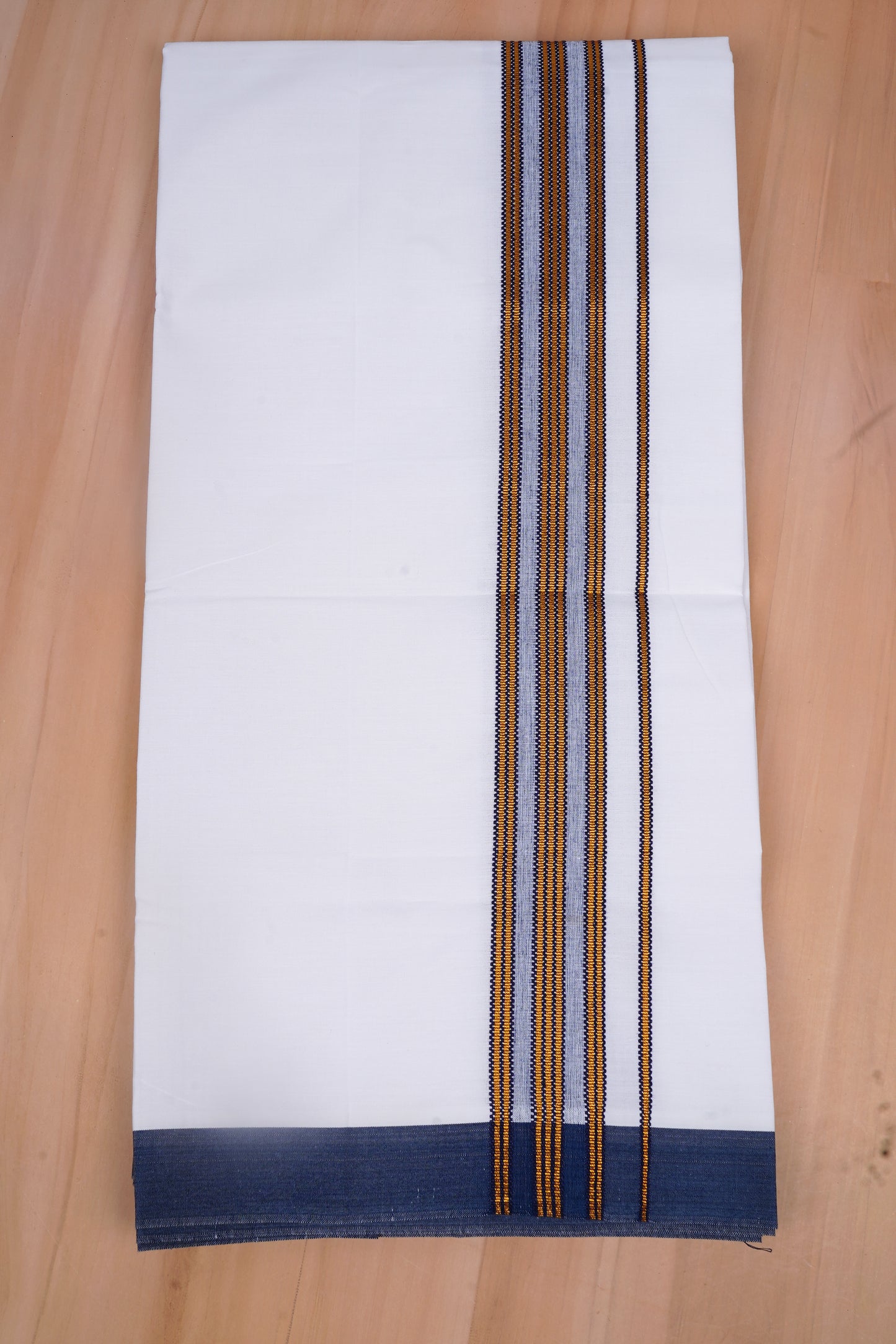 Heritage Gold W/S Dhoti 2.00 MTR - Dark Blue