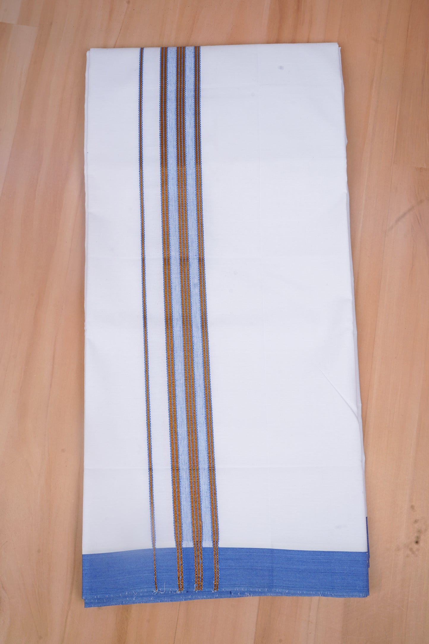 Heritage Gold W/S Dhoti 2.00 MTR - Light Blue