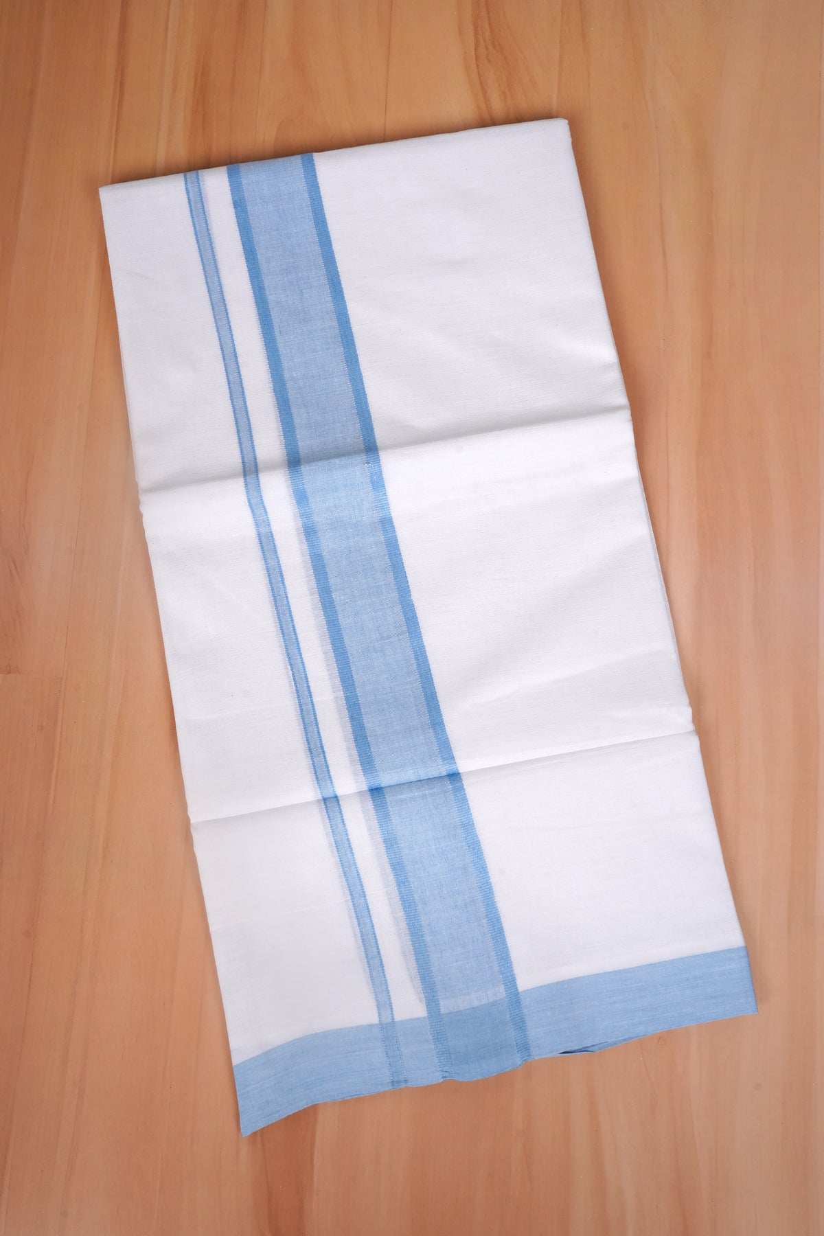 FCD-624 W/D DHOTI 3.80 MTR - Sky Blue
