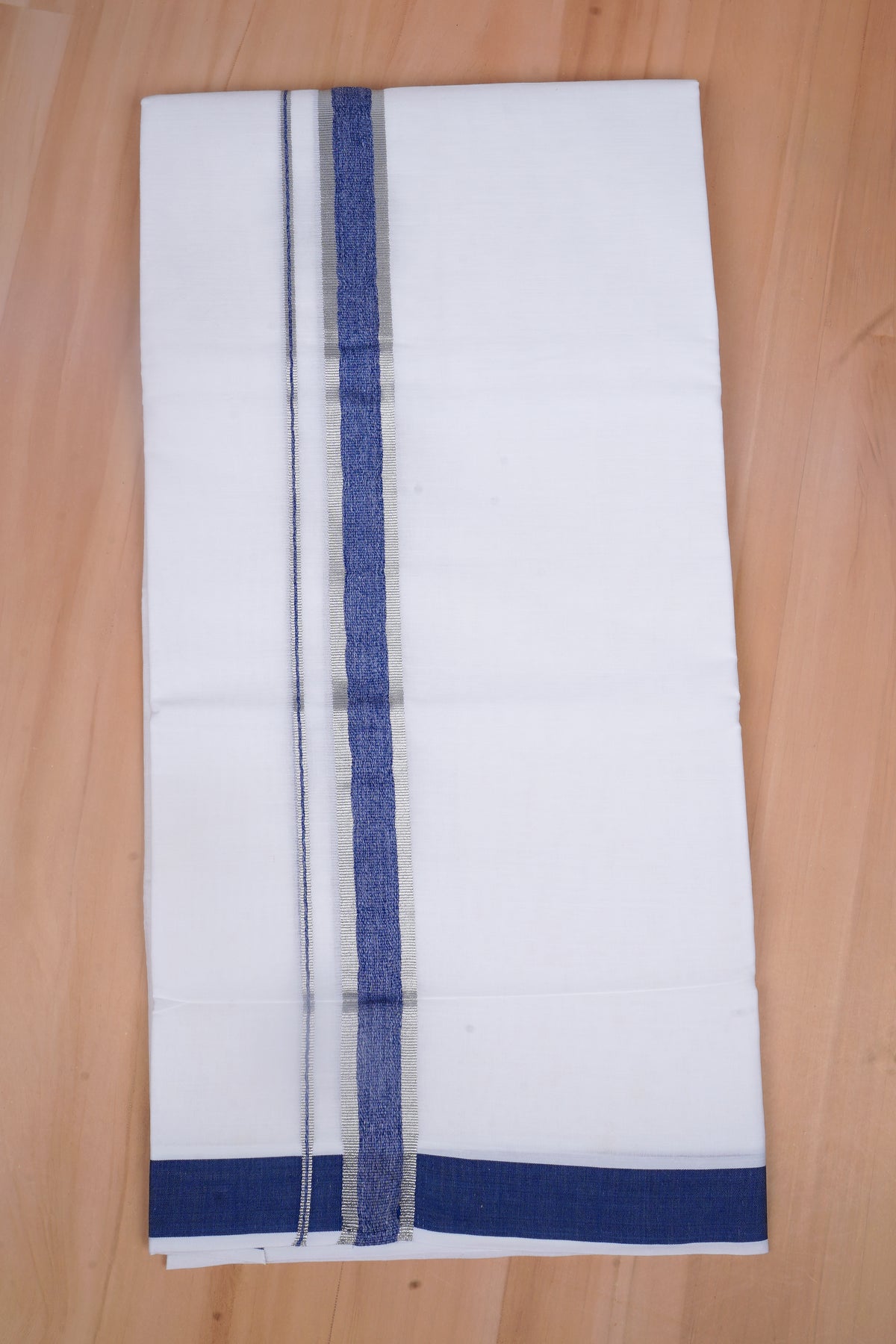FCD-505 W/D DHOTI 3.80 MTR-Navy Blue