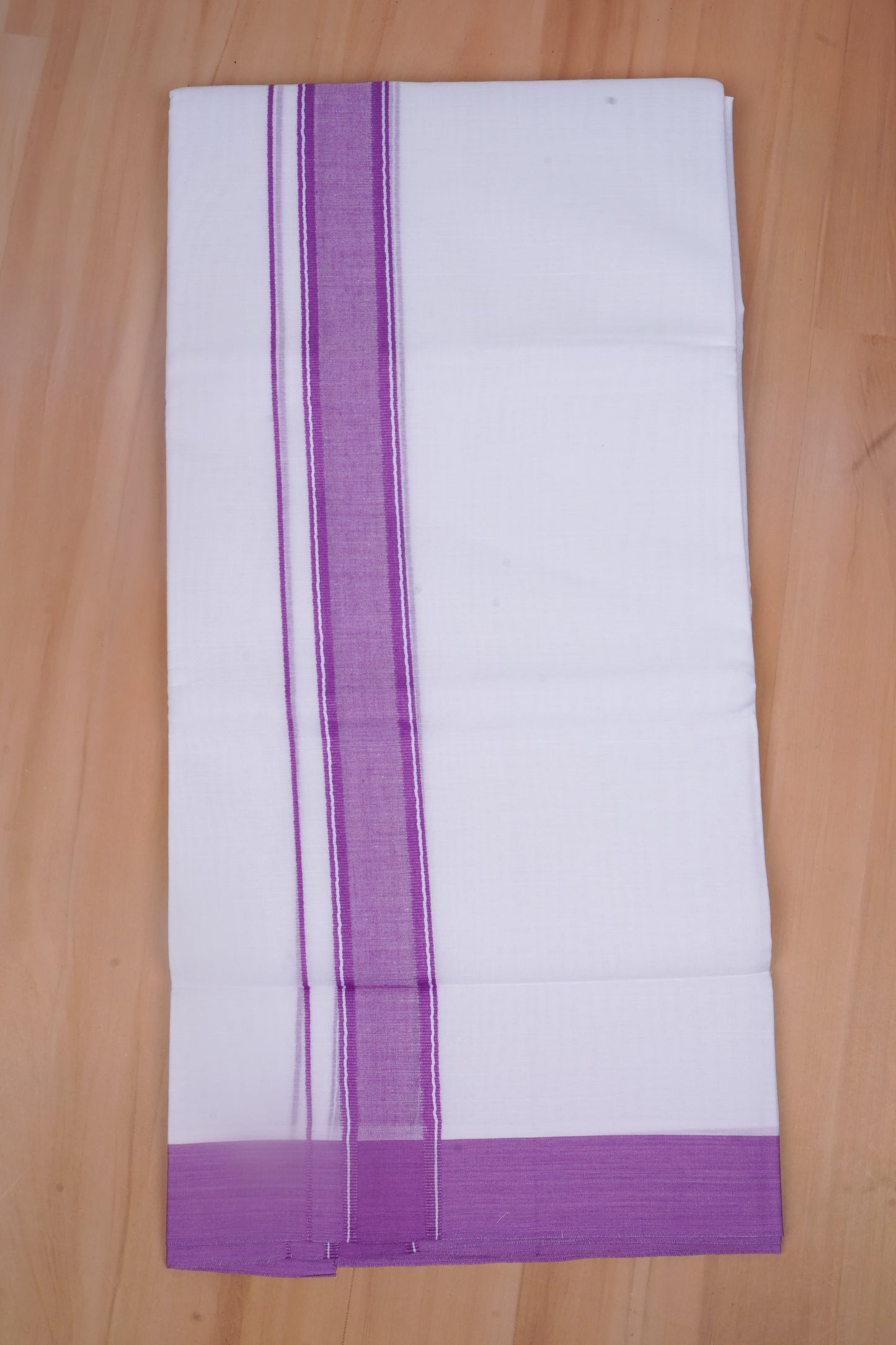 FCD-501 W/D DHOTI 3.80 MTR-Purple