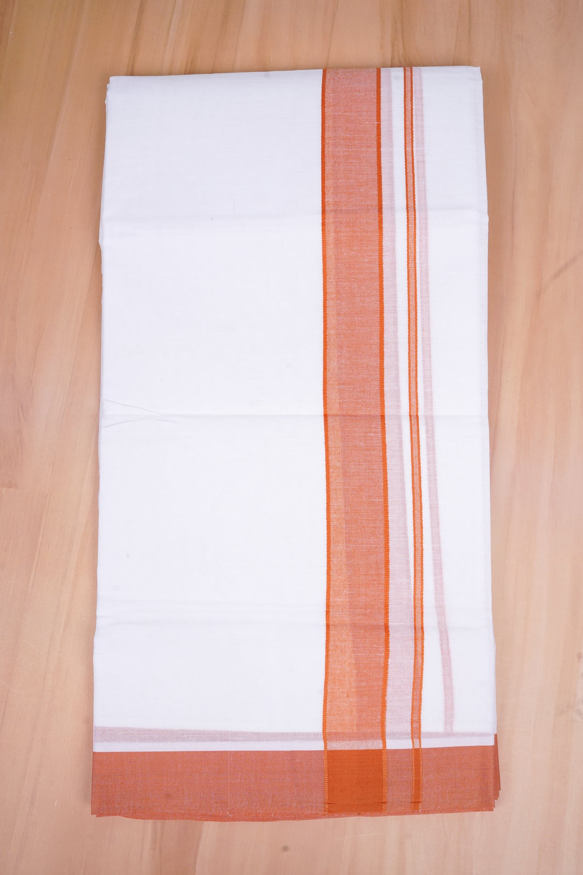 FCD-02 W/D DHOTI 4.00 MTR- Orange