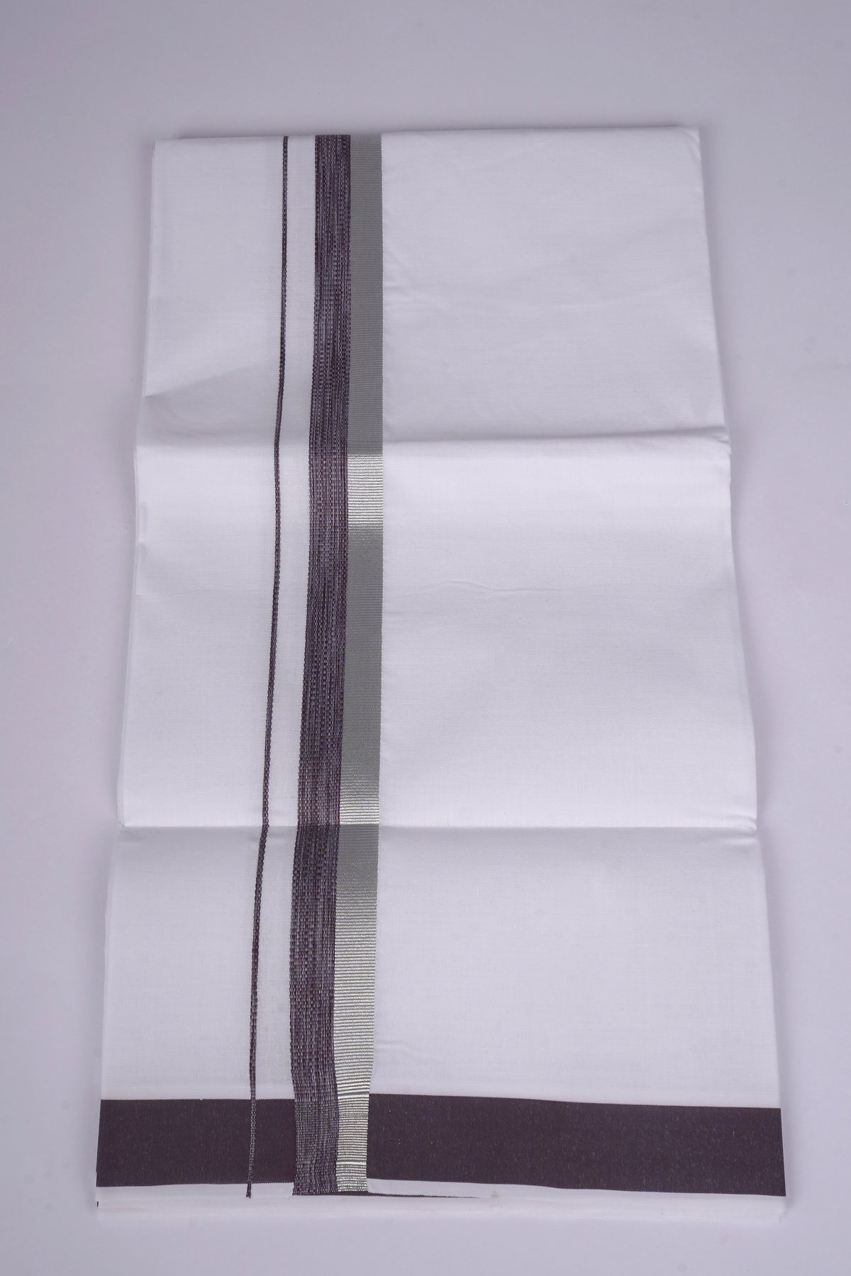 FS-124 W/S DHOTI 1.90 MTR - silver violet