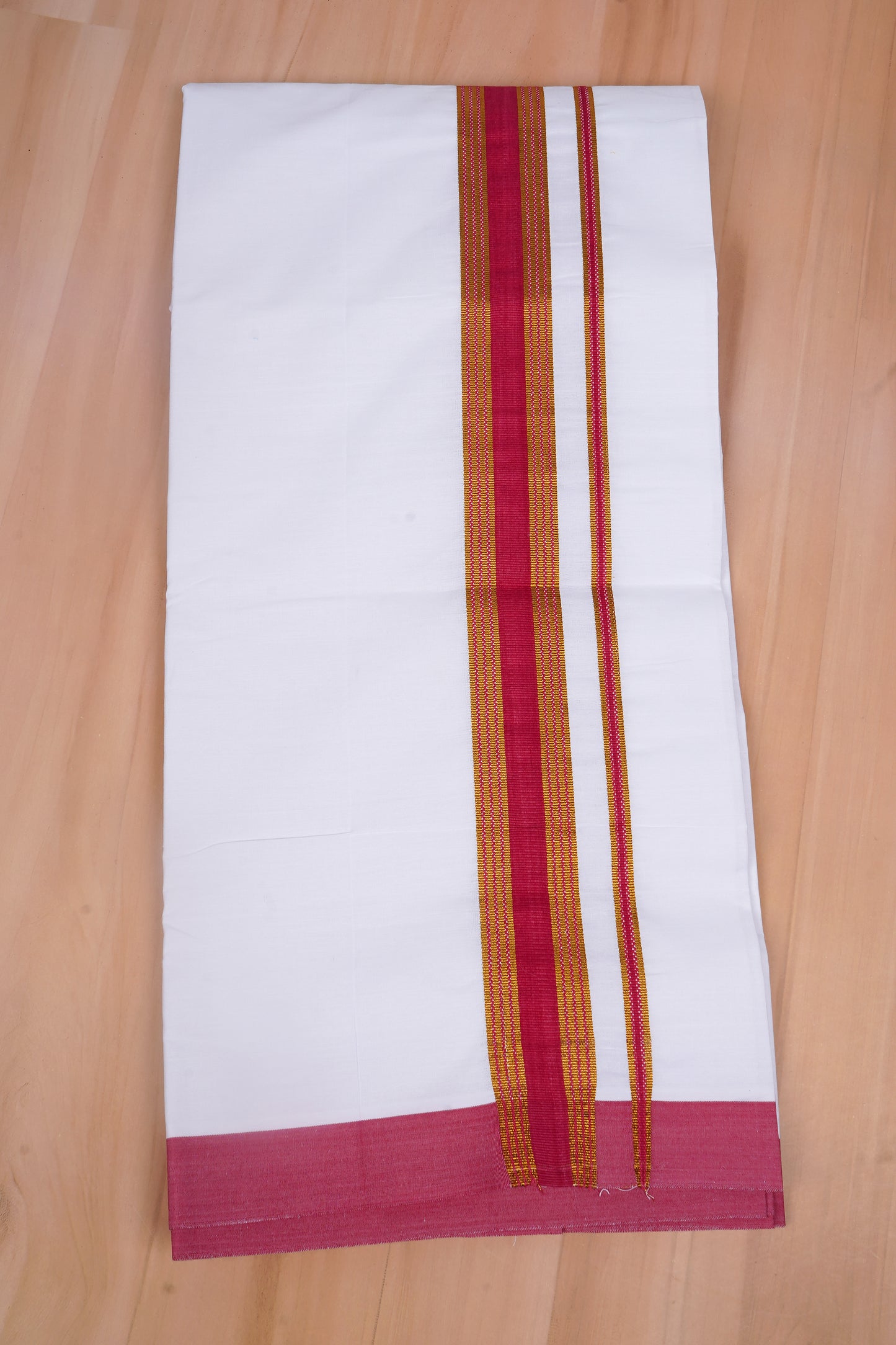 Gold Max W/S Dhoti 2.00 MTR - Red