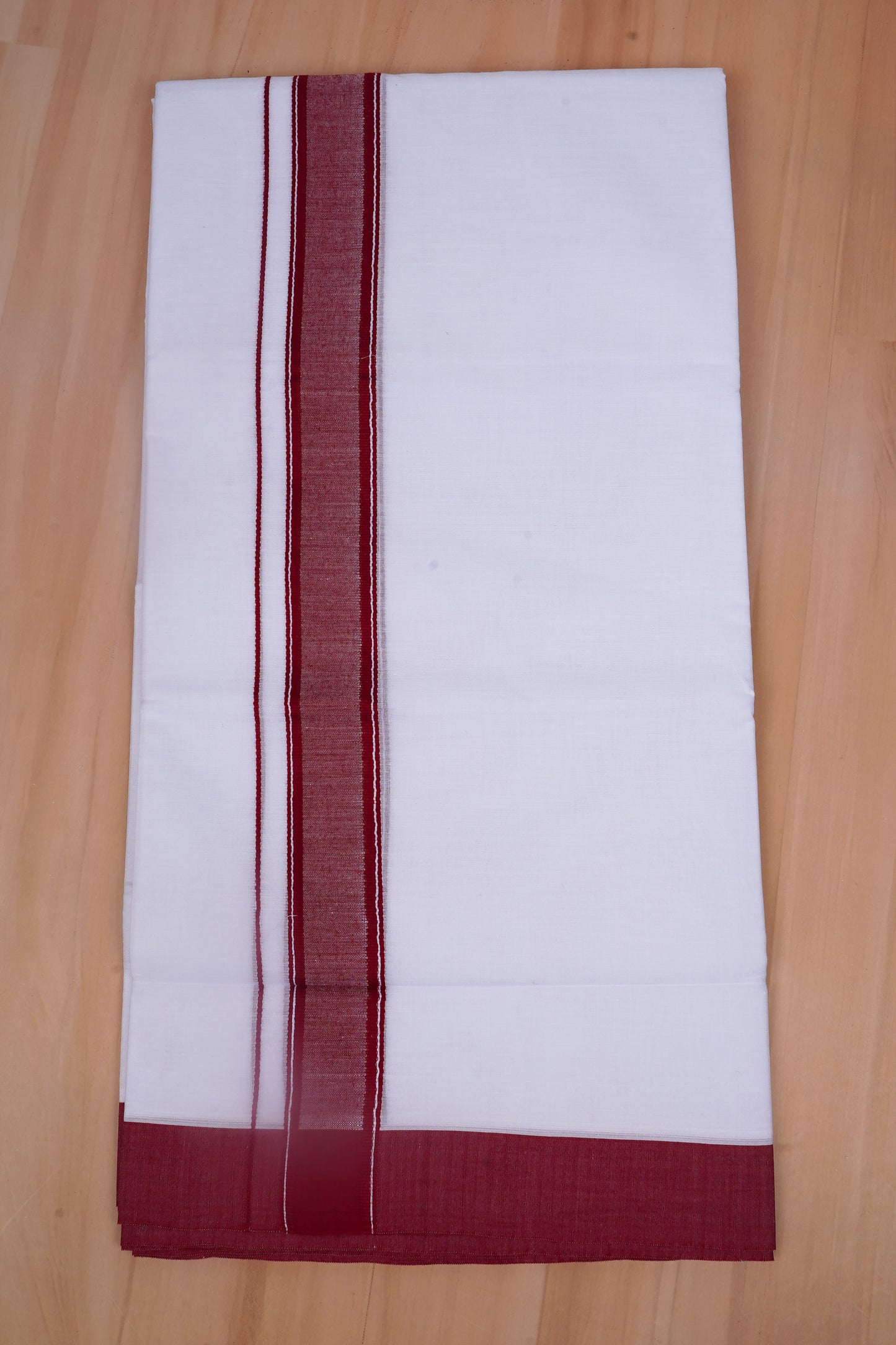 FCD-501 W/D DHOTI 3.80 MTR-Maroon
