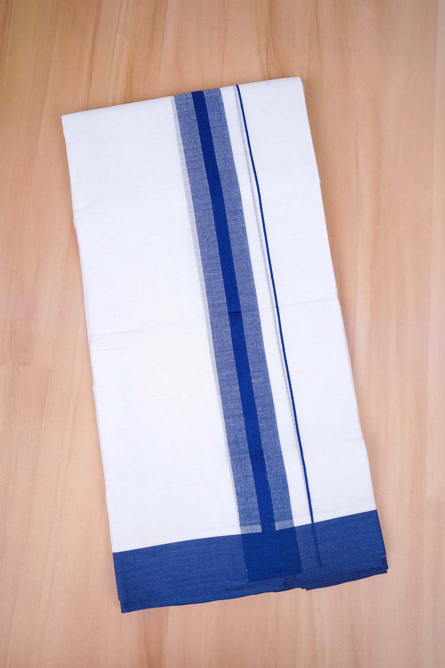 FCD-392 W/D DHOTI 3.80 MTR- Blue
